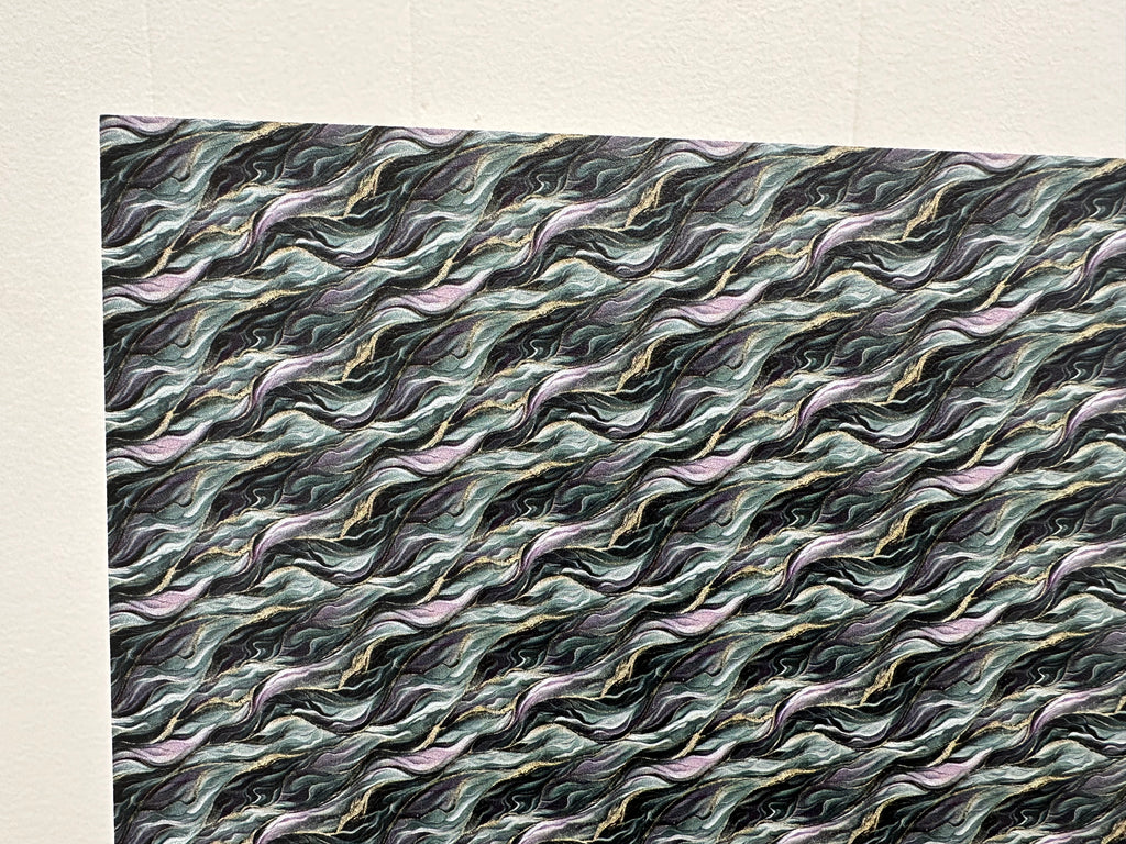 PatternPly® Full Coverage Micro Jade and Gold River Veins sheet showing the pattern