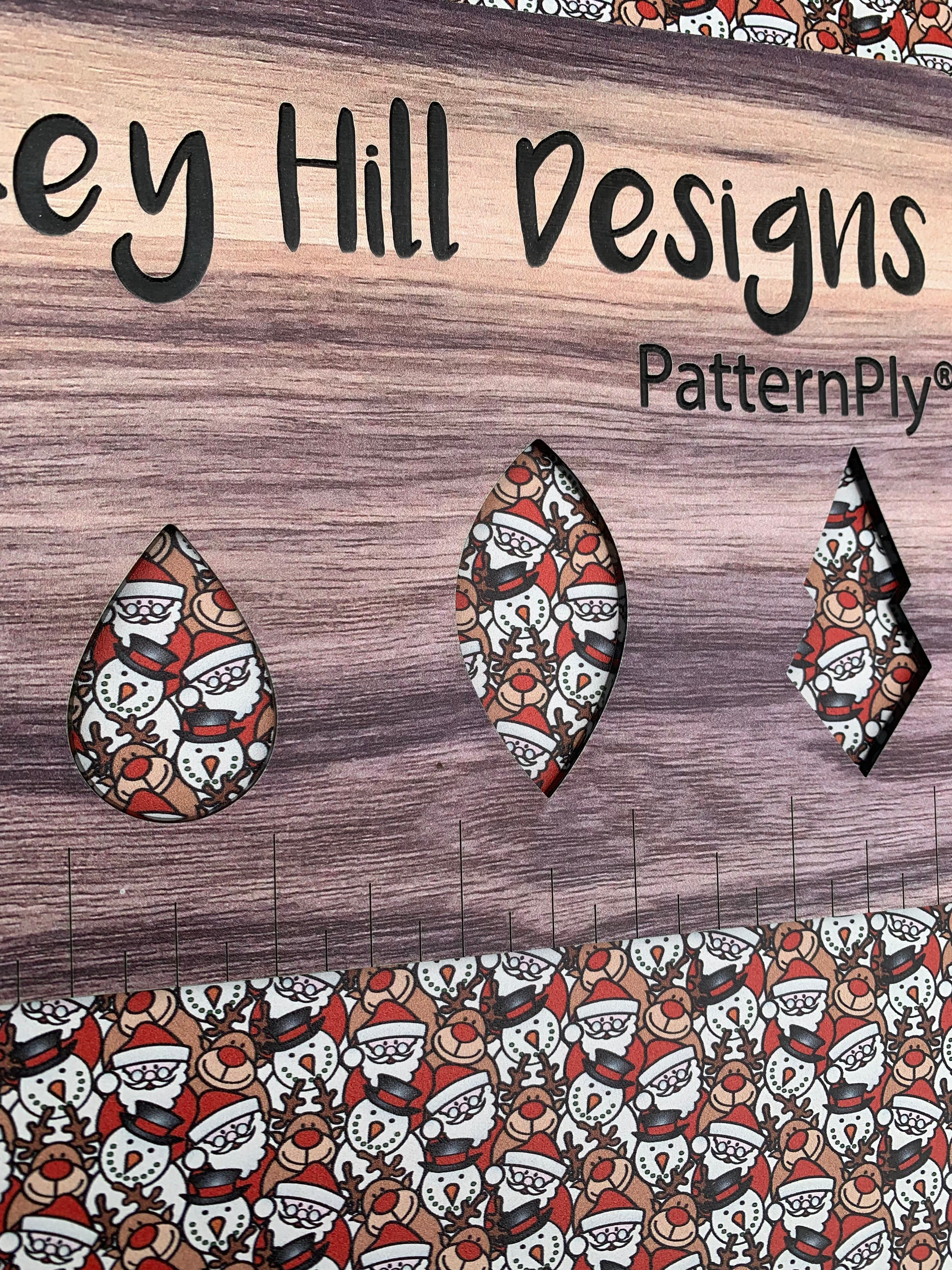 PatternPly® Full Coverage Mini Christmas Friends sheet showing the pattern