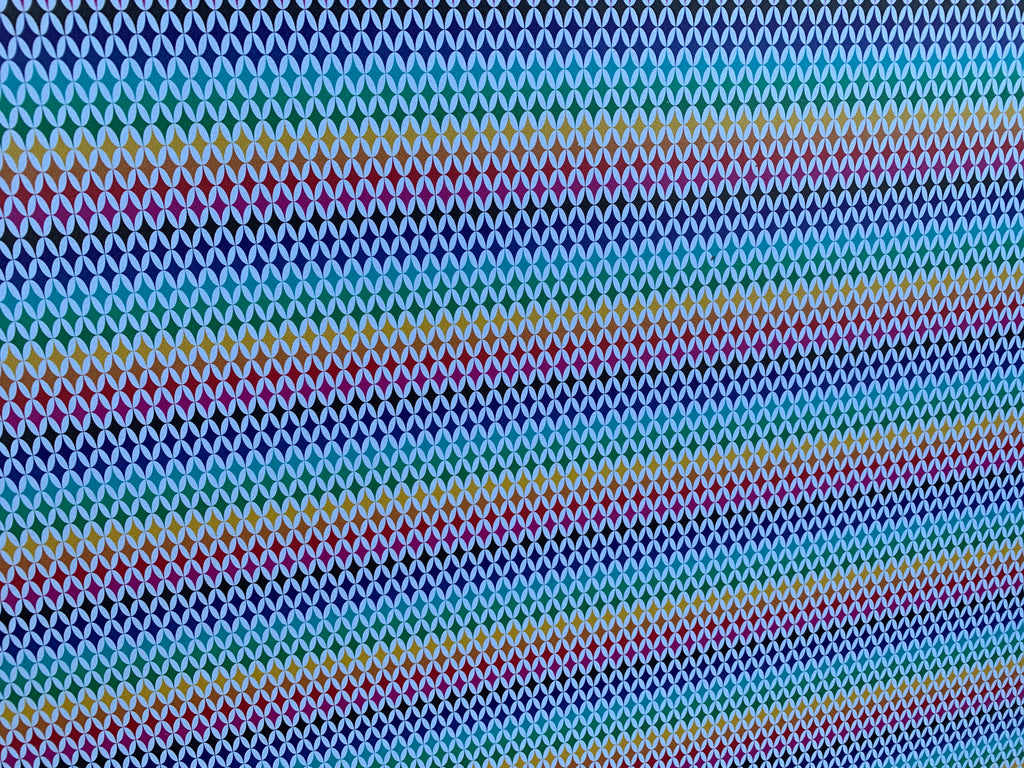 PatternPly Rainbow Diamonds sheet showing the pattern