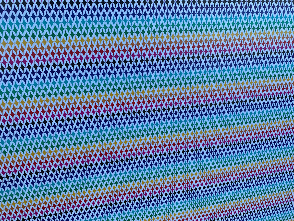 PatternPly Rainbow Diamonds sheet showing the pattern