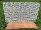 PatternPly® Full Coverage Gold Ornaments sheet showing the pattern