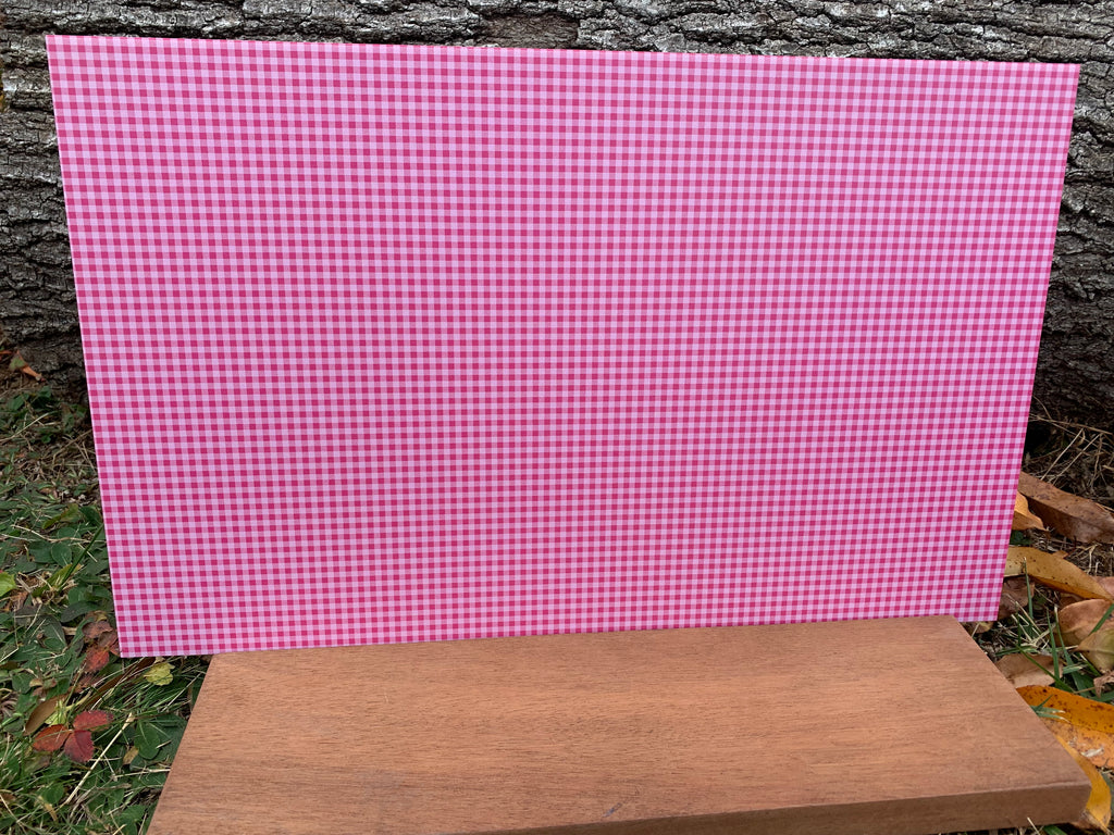 PatternPly® Full Coverage Micro Dark/Light Pink Buffalo Plaid product photo 3