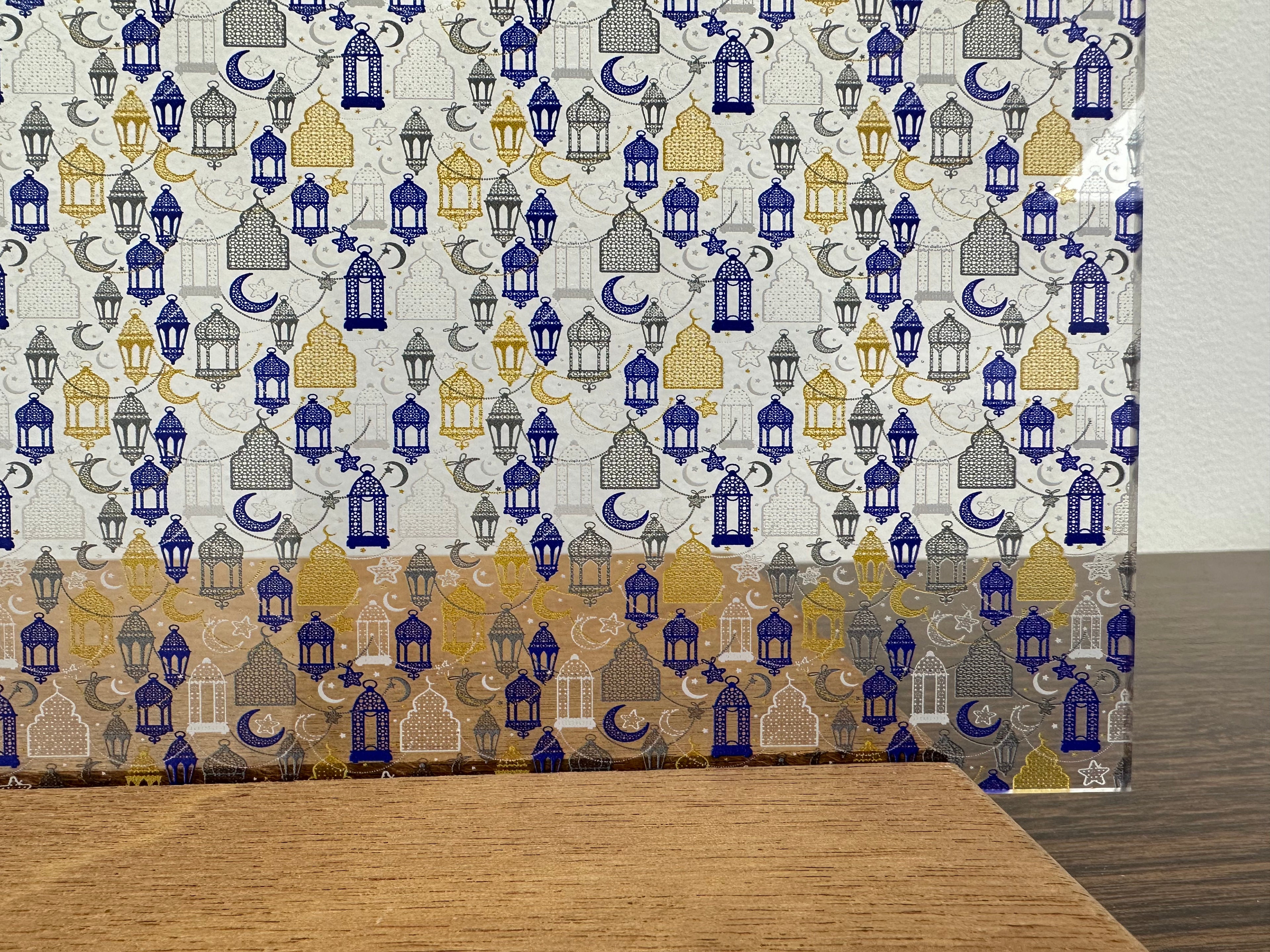 PatternPly® Scattered Ramadan Lanterns sheet showing the pattern