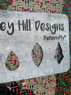 PatternPly® Scattered Hairdresser sheet showing the pattern