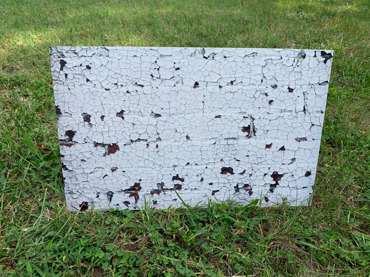 PatternPly® Full Coverage Peeling Brick sheet showing the pattern