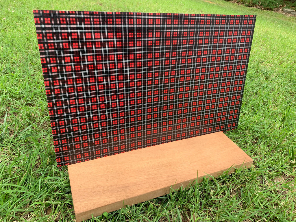 PatternPly® Full Coverage Red and Black Plaid product photo 3