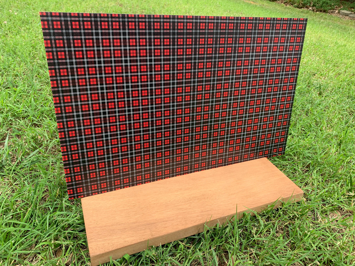 PatternPly® Full Coverage Red and Black Plaid product photo 3