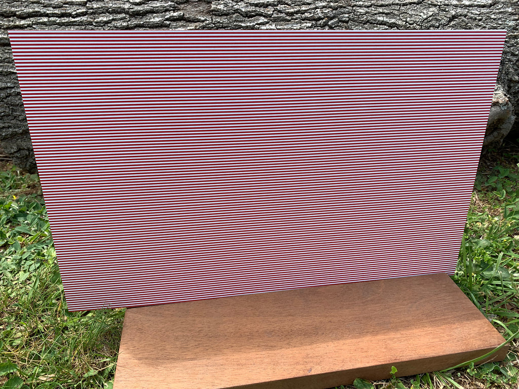 PatternPly® Full Coverage US Flag Stripes Only- Micro Size sheet showing the pattern
