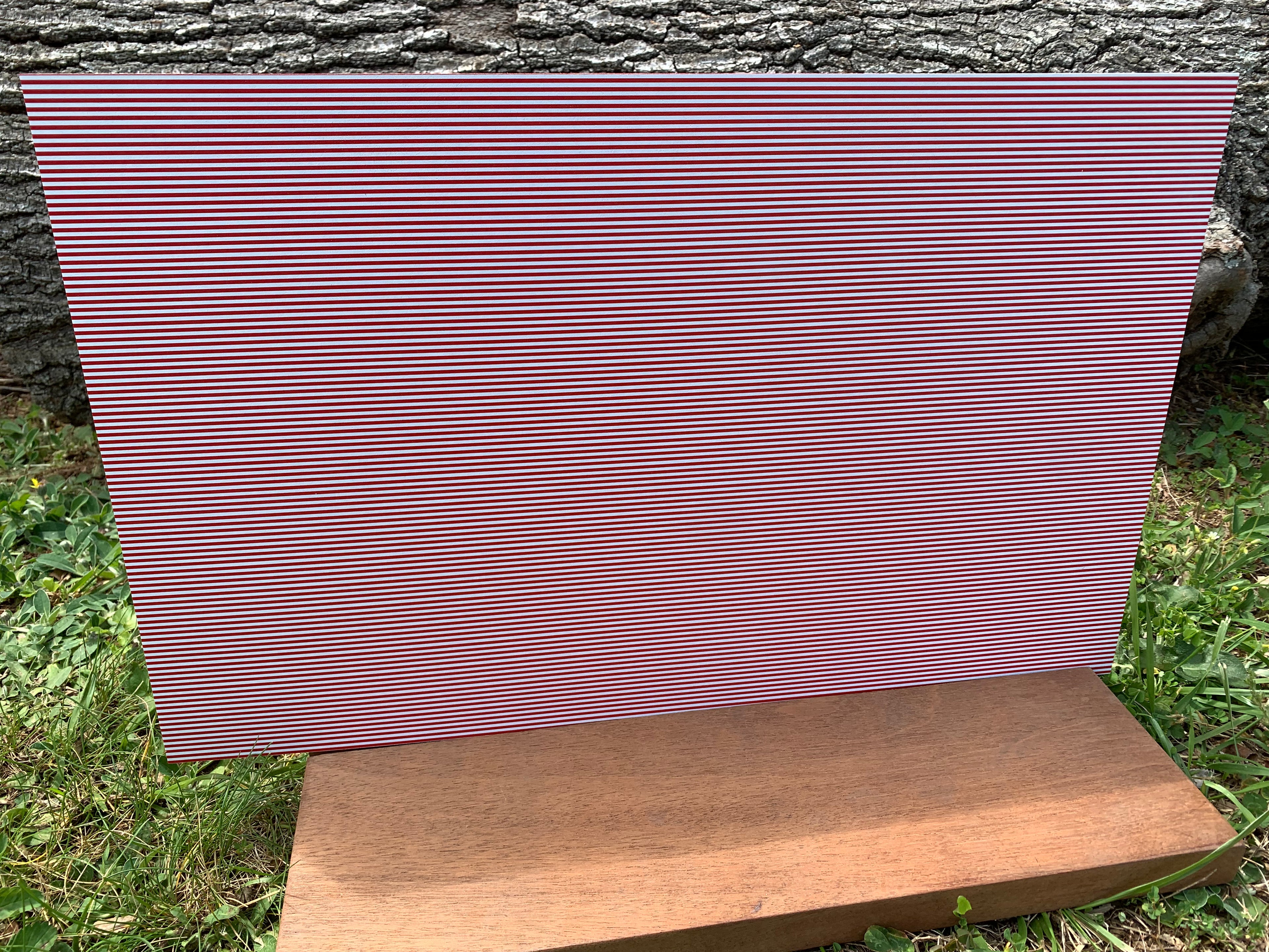 PatternPly® Full Coverage US Flag Stripes Only- Micro Size sheet showing the pattern