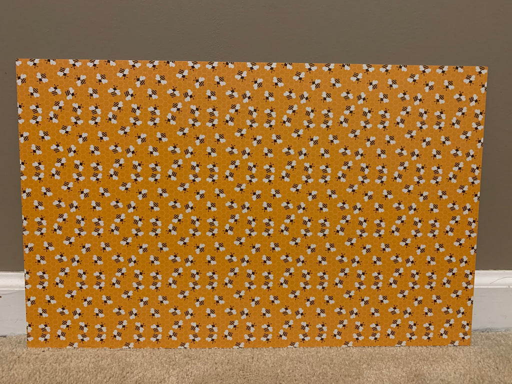 PatternPly® Full Coverage Bees sheet showing the pattern