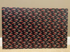 PatternPly® Full Coverage Christmas Trucks sheet showing the pattern