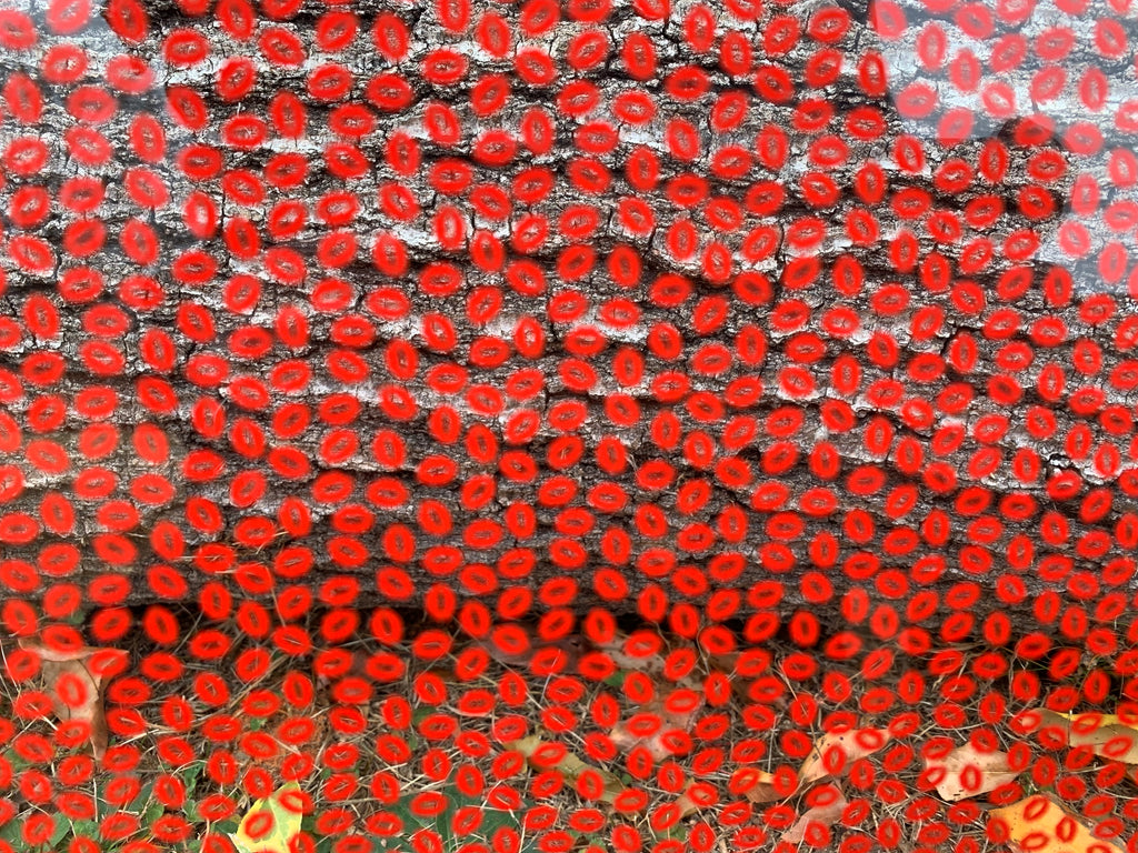 PatternPly® Scattered Lips sheet showing the pattern