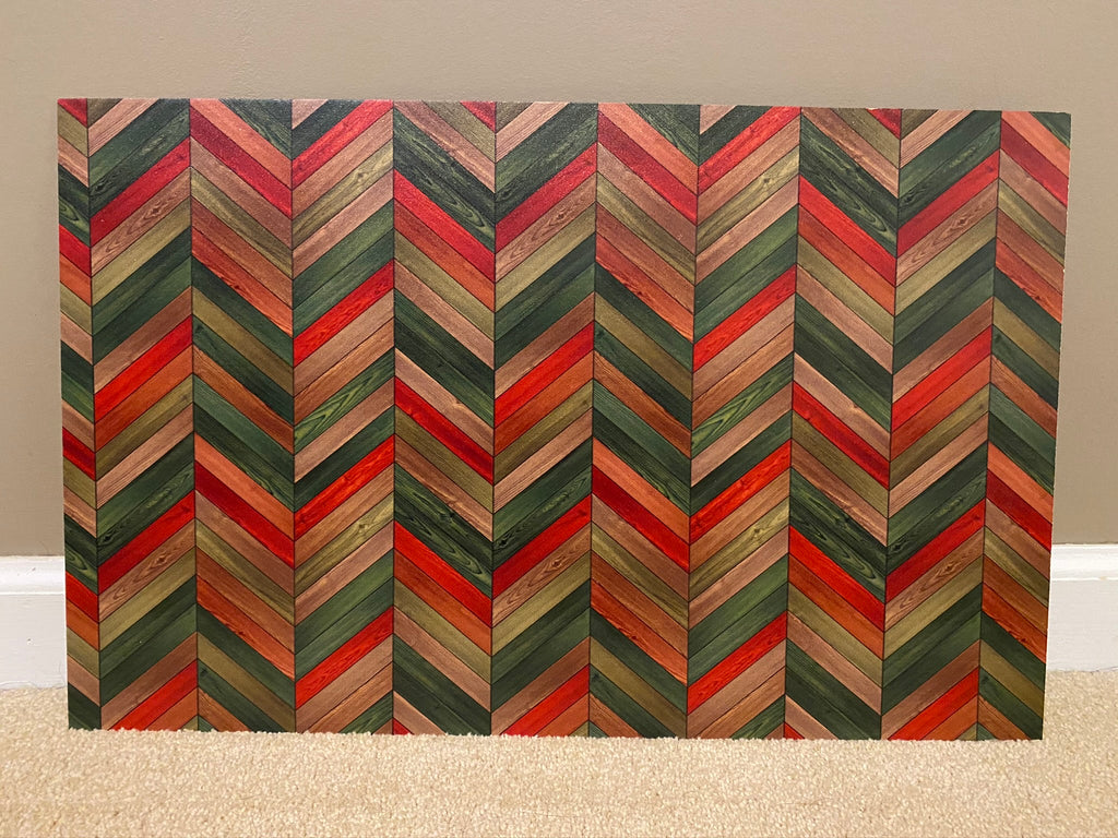 PatternPly® Full Coverage Christmas Herringbone sheet showing the pattern