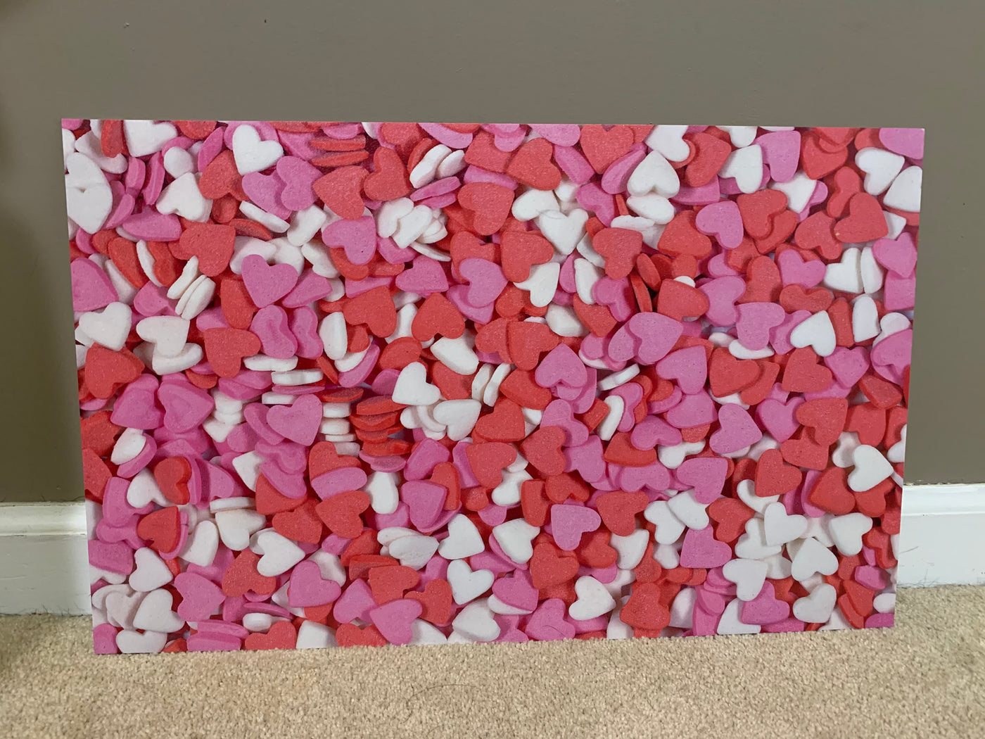 PatternPly® Red and Pink Candy Hearts