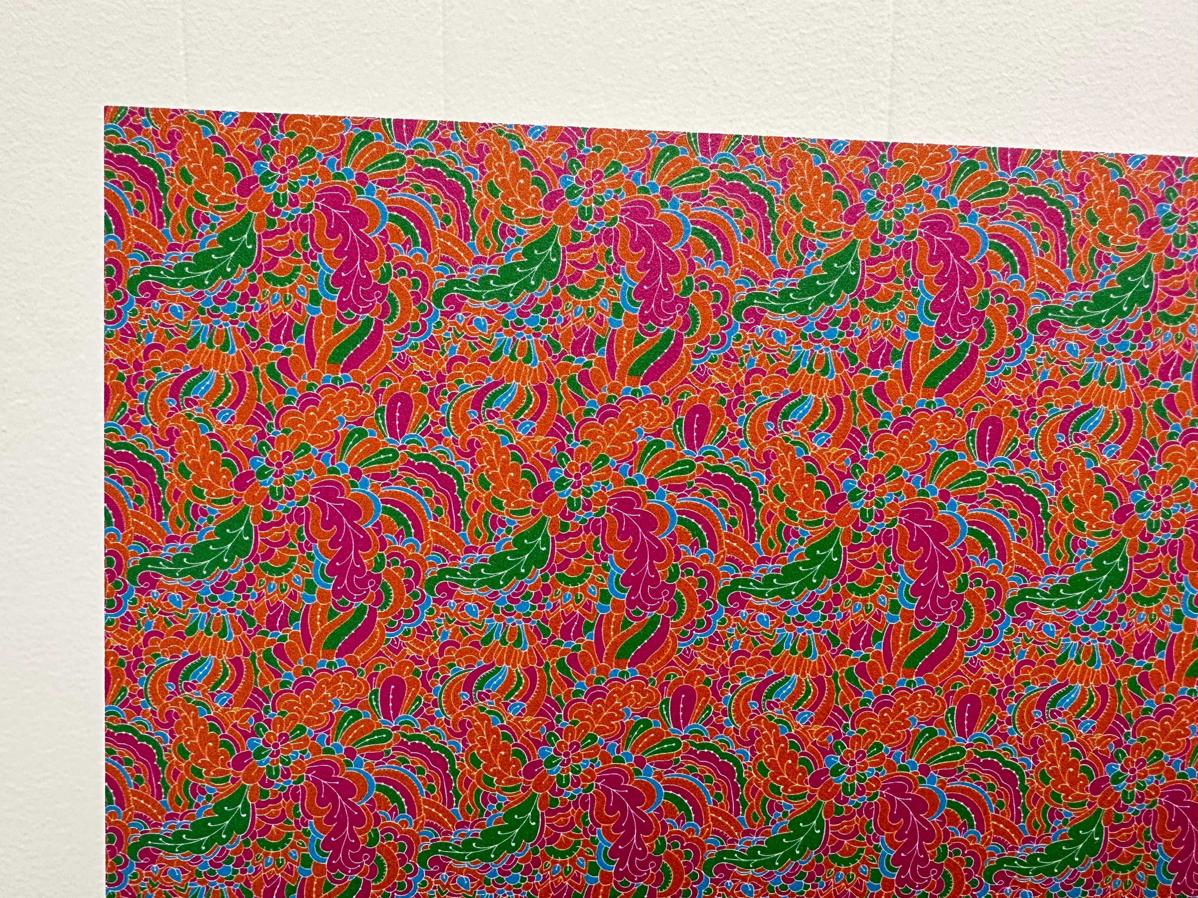PatternPly® Full Coverage Bright Summer Doodles sheet showing the pattern