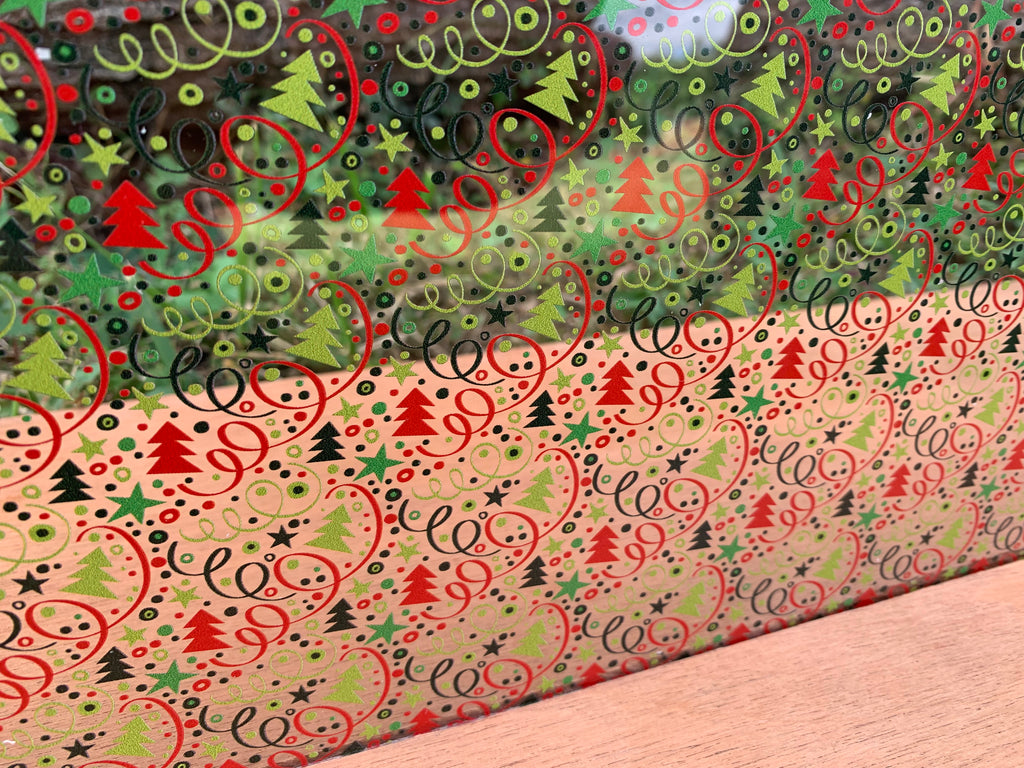 PatternPly® Scattered Christmas Confetti sheet showing the pattern