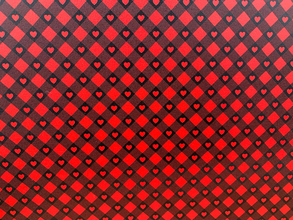 PatternPly® Full Coverage Heart Buffalo Plaid product photo 3
