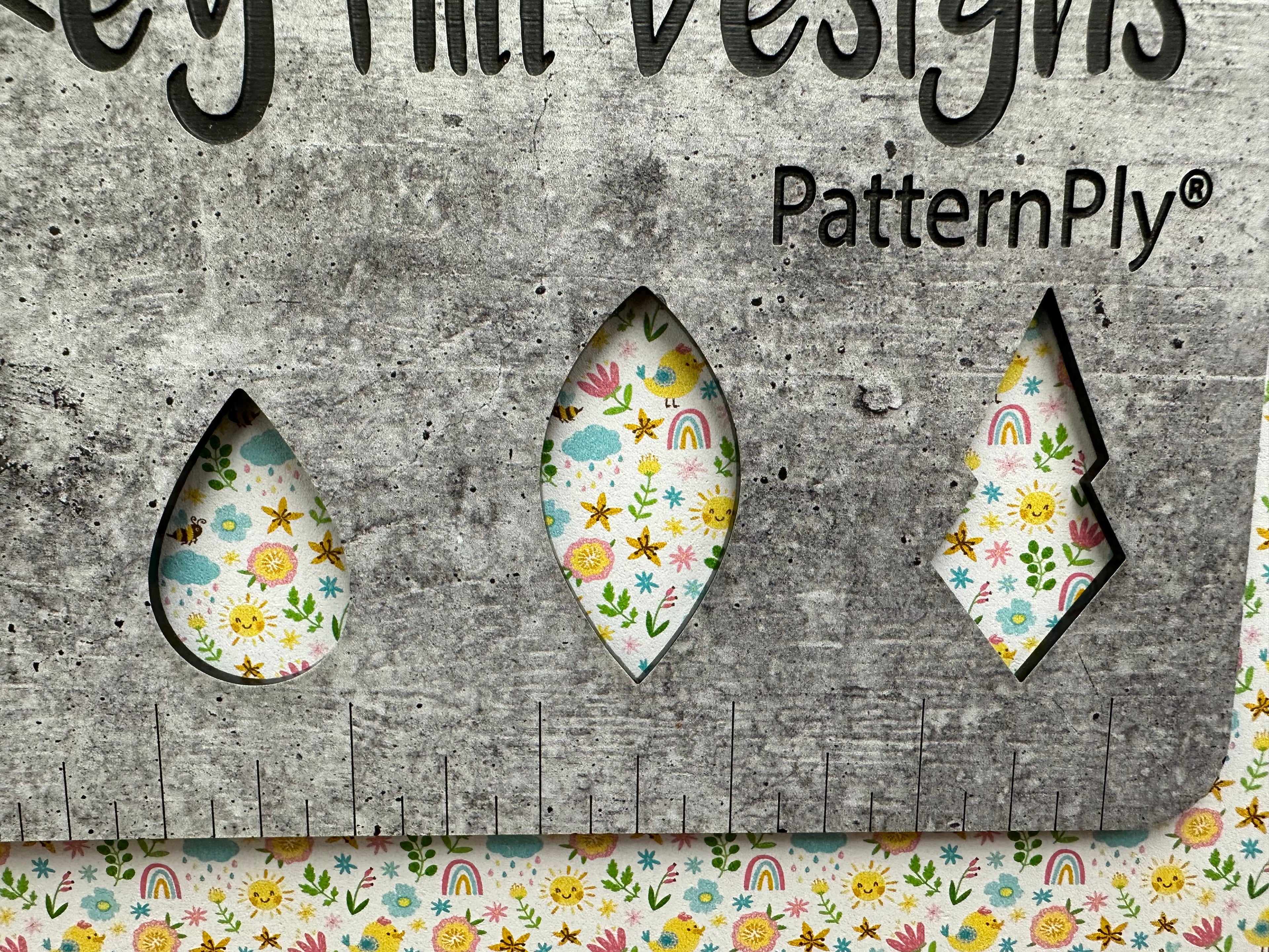 PatternPly® Full Coverage Spring Showers and Flowers sheet showing the pattern