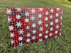 PatternPly® Full Coverage Red Snowflake Buffalo Plaid product photo 3