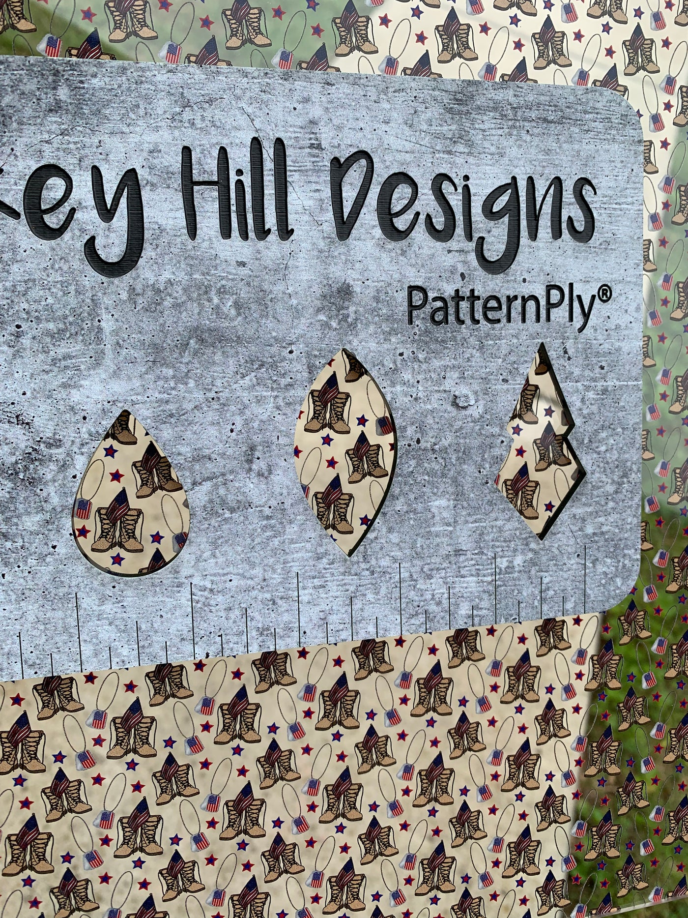 PatternPly® Scattered Combat Boots and Dog Tags