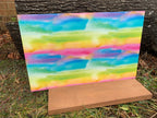 PatternPly® Full Coverage Rainbow Watercolor sheet showing the pattern