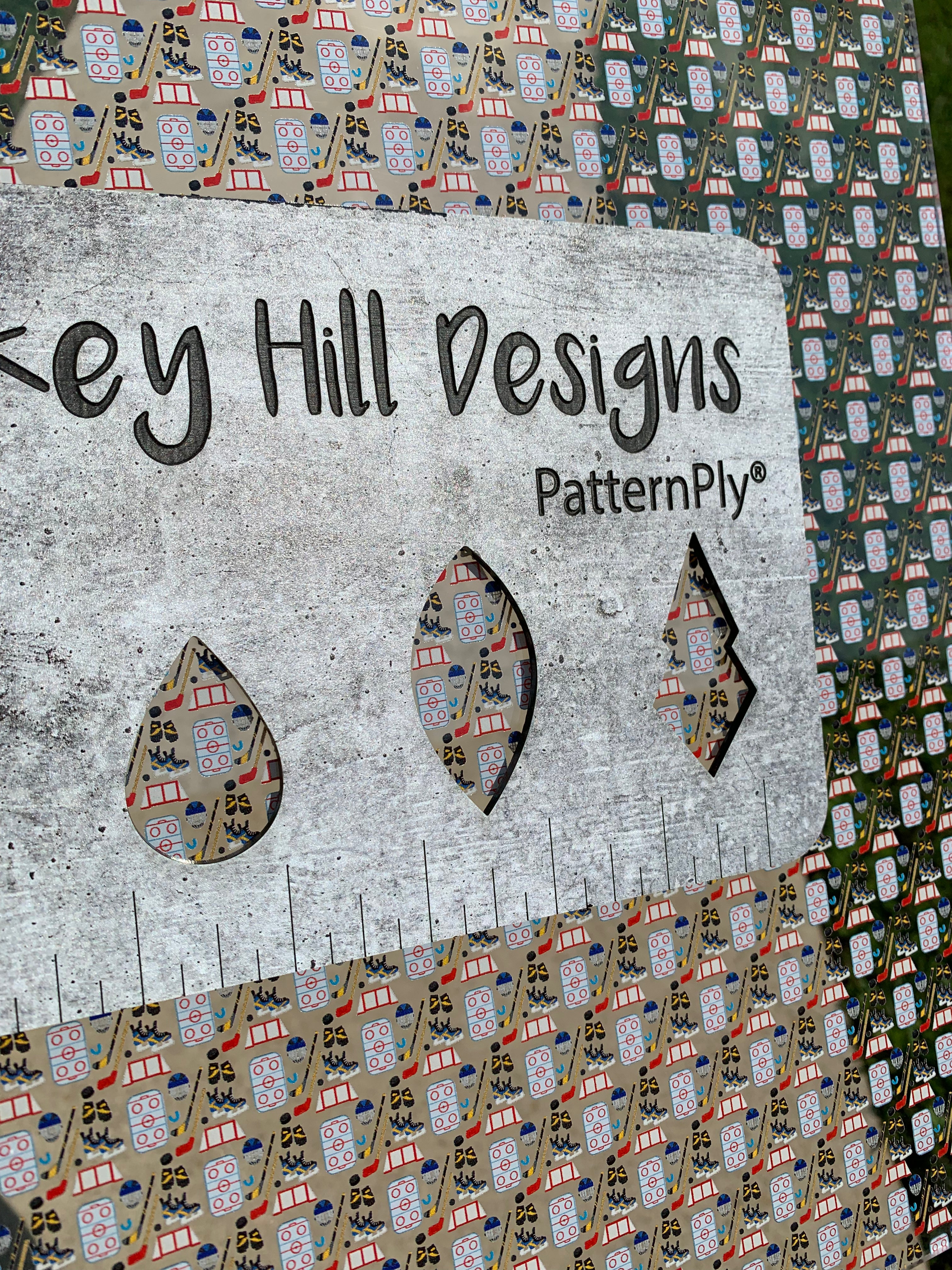 PatternPly® Scattered Hockey sheet showing the pattern