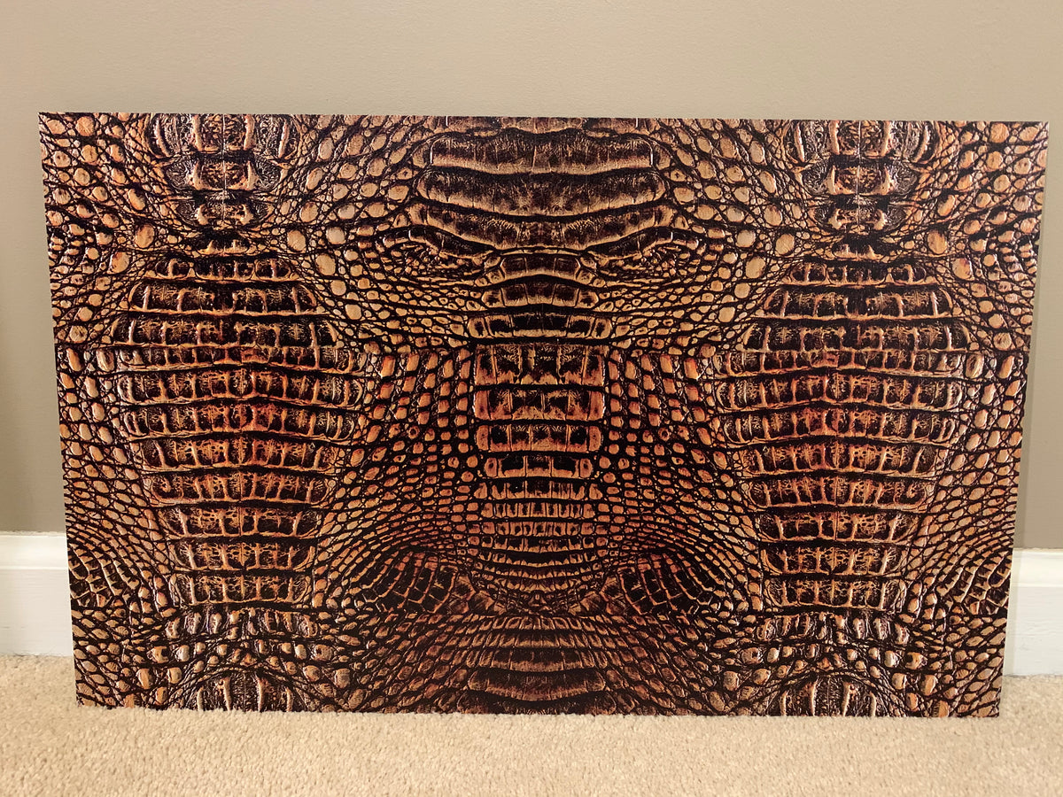 PatternPly® Full Coverage Crocodile sheet showing the pattern