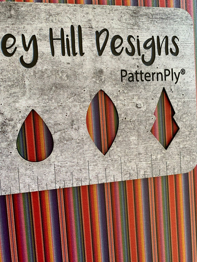 PatternPly® Acrylic Micro Serape, Two Sided on Clear