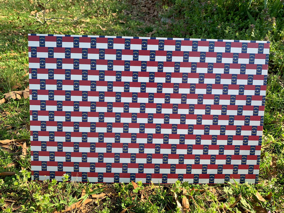 PatternPly® Full Coverage North Carolina Flag sheet showing the pattern