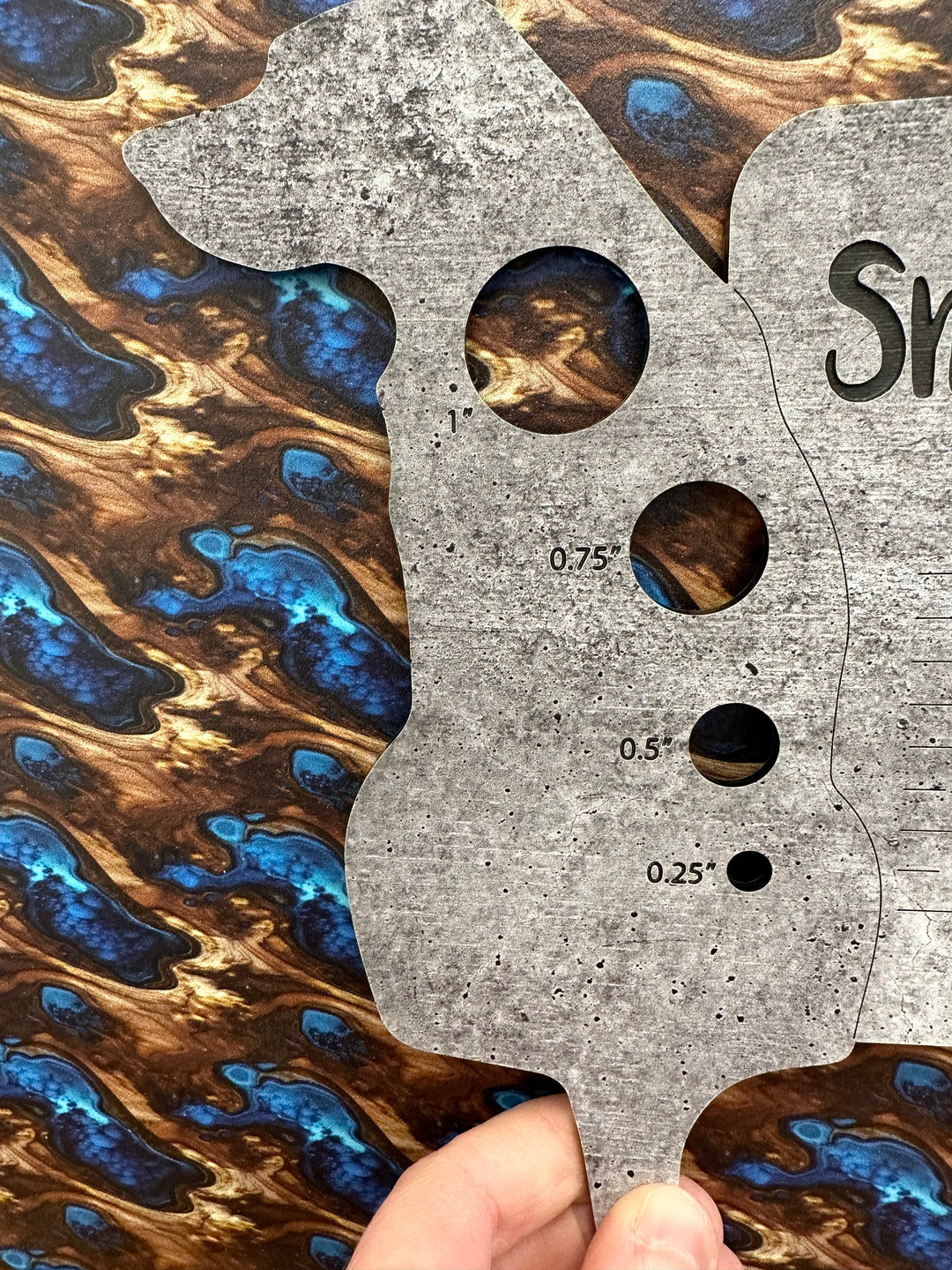 PatternPly® Blue Resin Pour Walnut