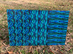 PatternPly® Full Coverage Blue/Green Abalone Trio sheet showing the pattern