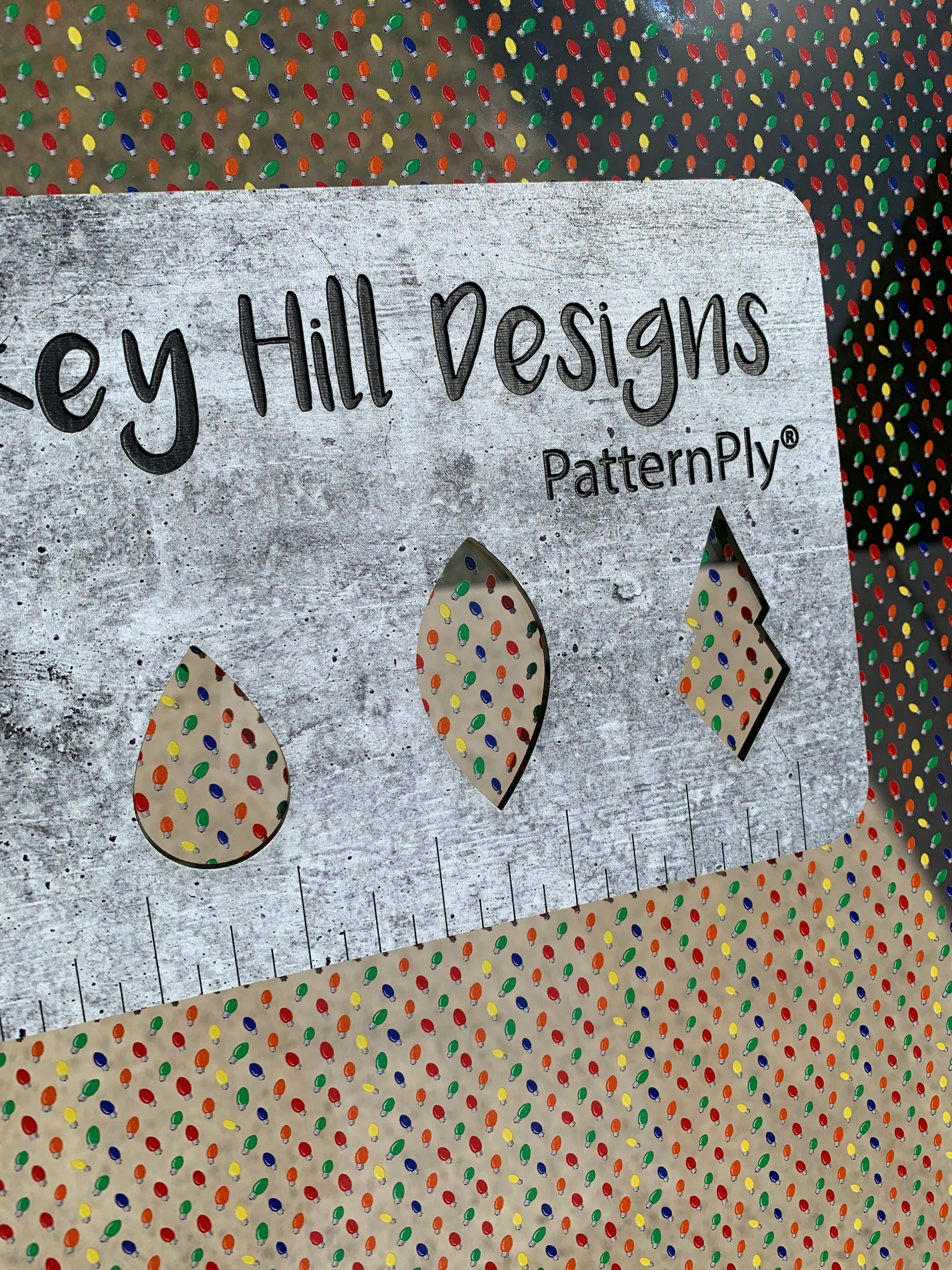 PatternPly® Scattered Micro Isolated Christmas Lights sheet showing the pattern