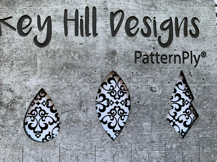 PatternPly® Scattered Damask WHITE