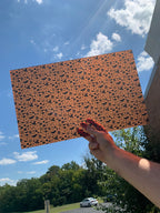 PatternPly® Transparent Orange Halloween sheet showing the pattern