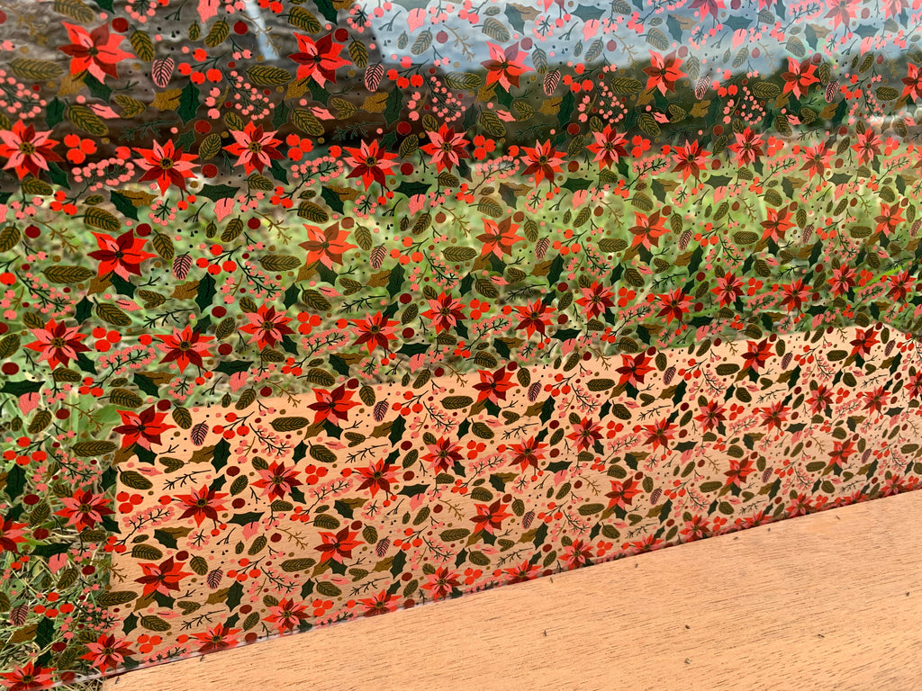 PatternPly® Scattered Pink and Red Poinsettias product photo 4