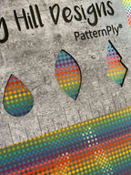 PatternPly® Scattered Micro Rainbow Buffalo Plaid sheet showing the pattern