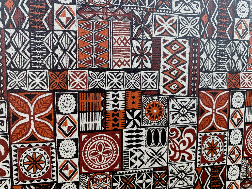 PatternPly® Full Coverage Hawaiian Tribal sheet showing the pattern