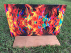 PatternPly® Full Coverage Fire Rainbow sheet showing the pattern