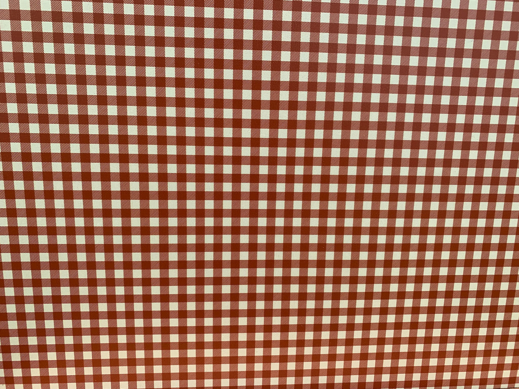 PatternPly® Full Coverage Orange and Cream Buffalo Plaid product photo 3