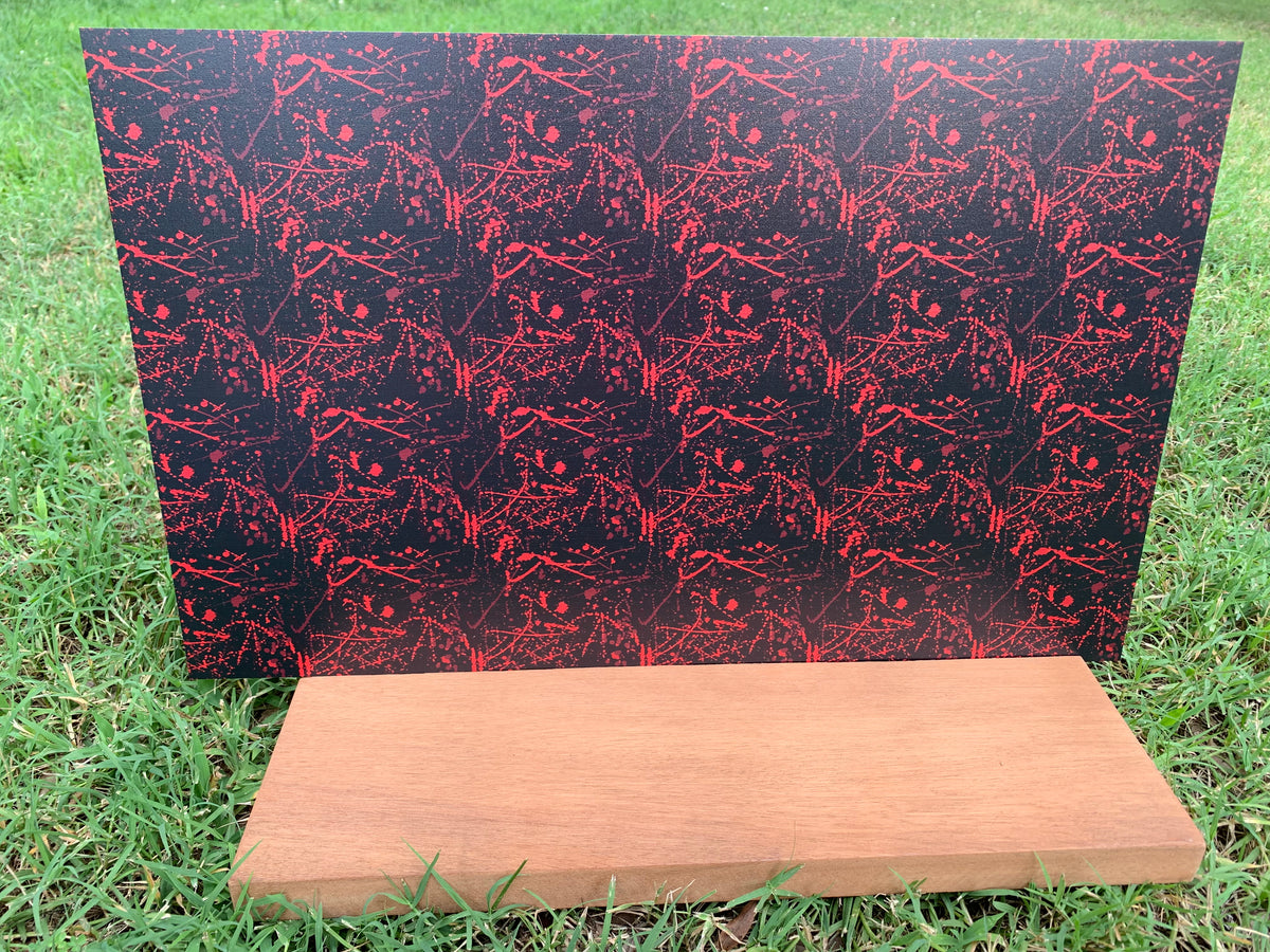 PatternPly® Full Coverage Horror Movie sheet showing the pattern