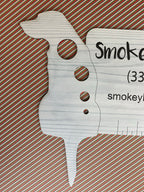 PatternPly® Full Coverage Micro Green, White, and Red Candy Cane sheet showing the pattern
