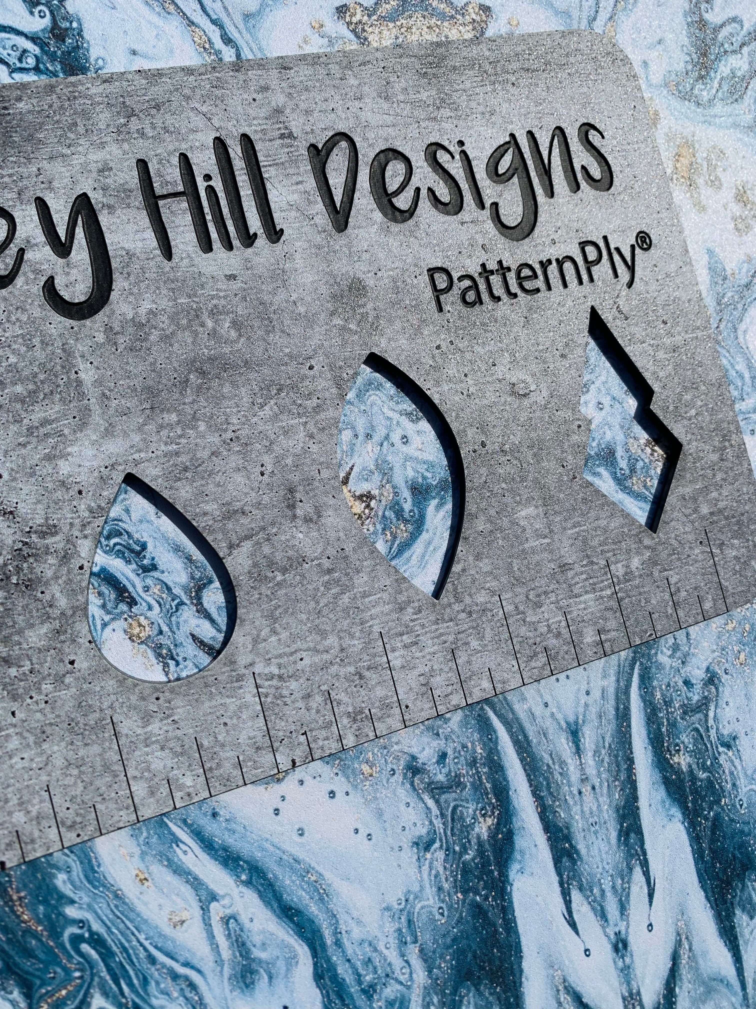 PatternPly® Full Coverage Marble and Gold Swirl sheet showing the pattern
