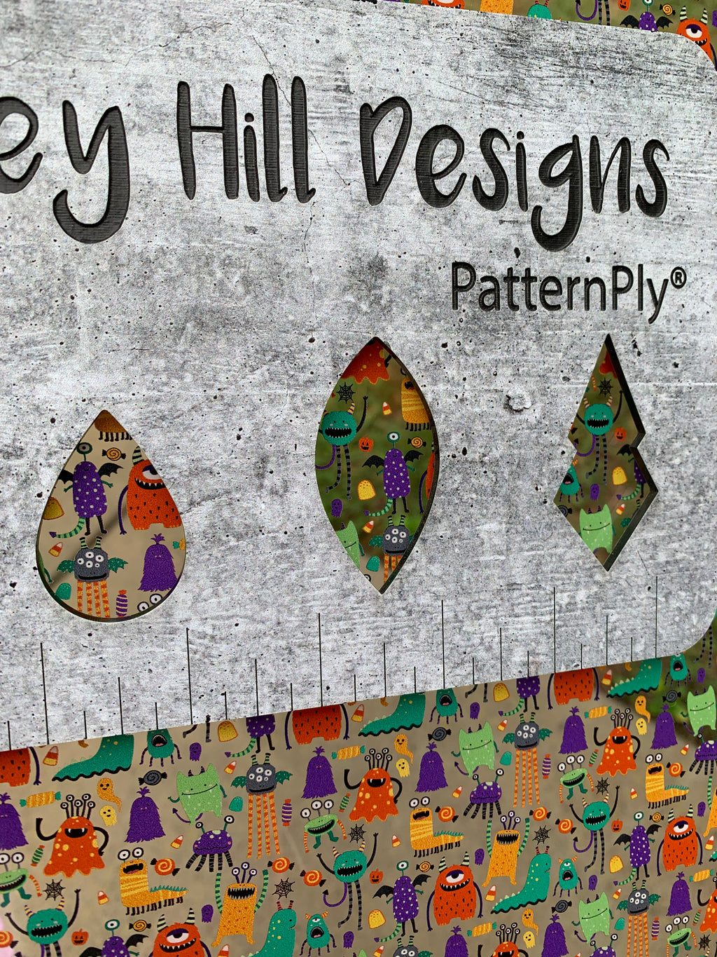 PatternPly® Scattered Monsters sheet showing the pattern