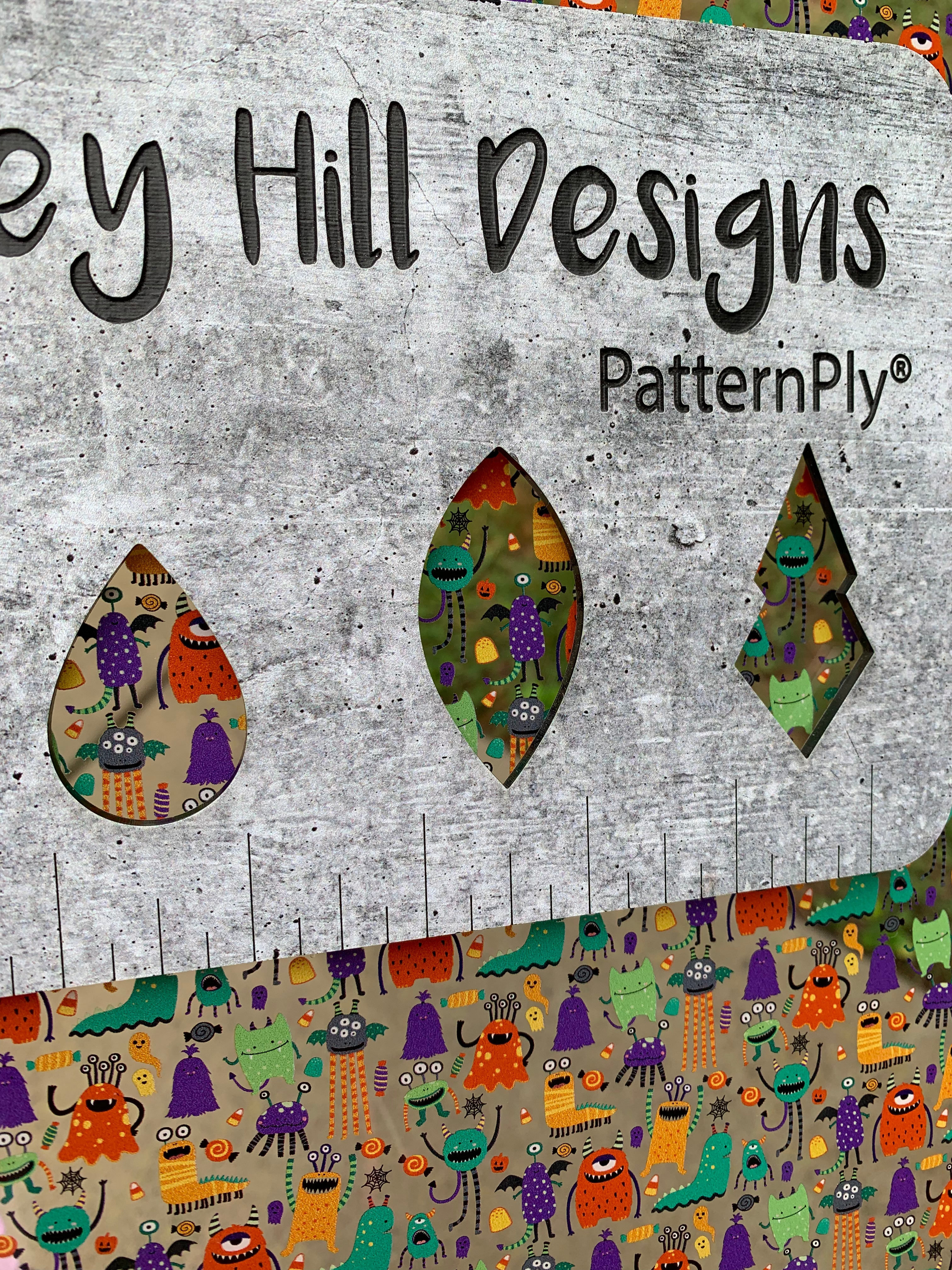 PatternPly® Scattered Monsters sheet showing the pattern