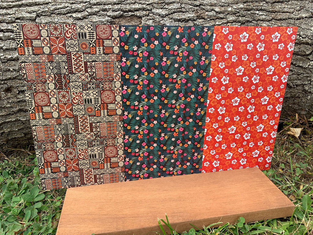 PatternPly® Full Coverage Hawaiian Trio sheet showing the pattern