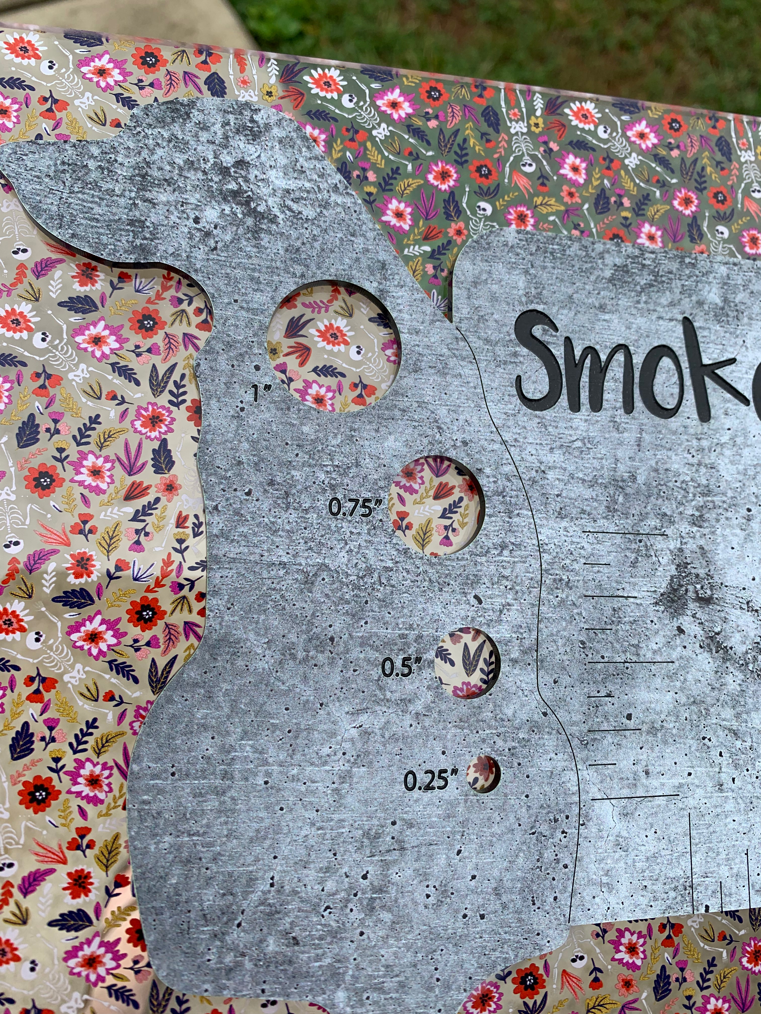 PatternPly® Scattered Skeletons and Flowers product photo 3