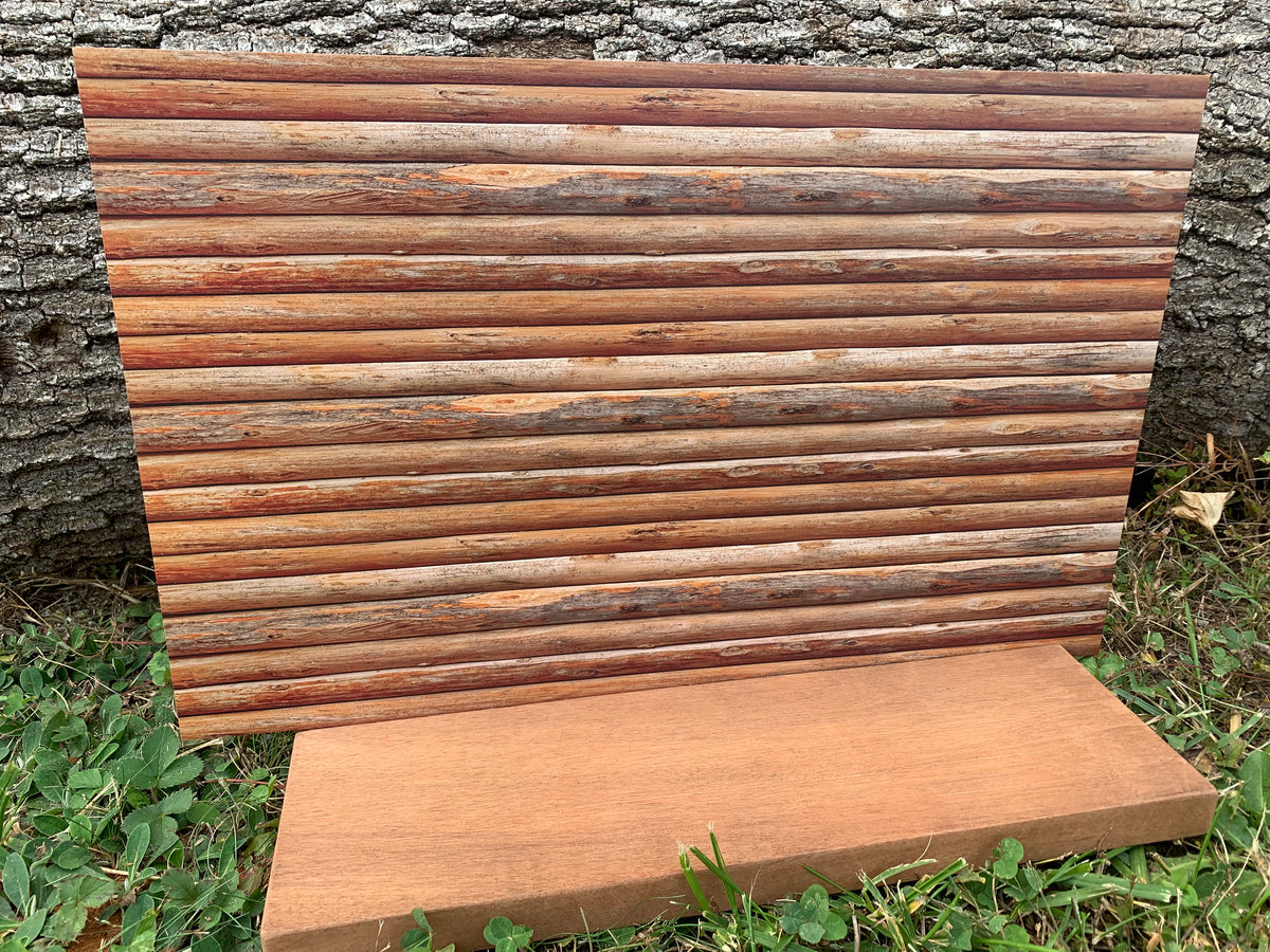 PatternPly® Full Coverage Log Cabin sheet showing the pattern