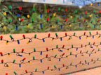 PatternPly® Scattered Christmas Lights sheet showing the pattern