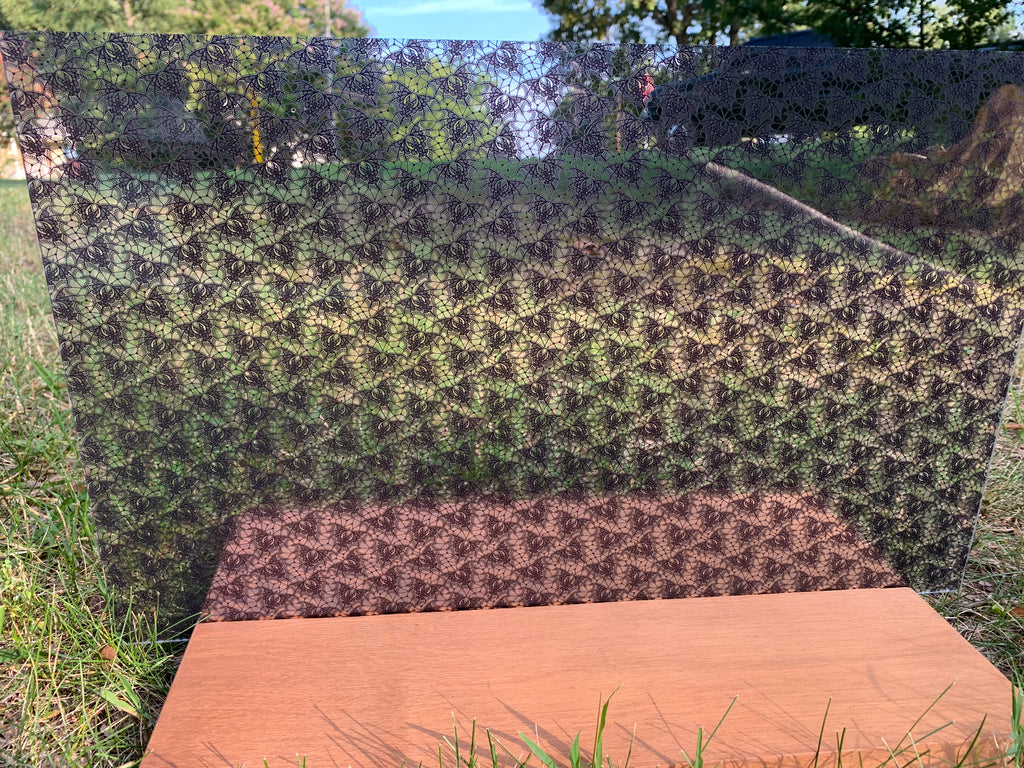 PatternPly® Scattered Bat Lace sheet showing the pattern