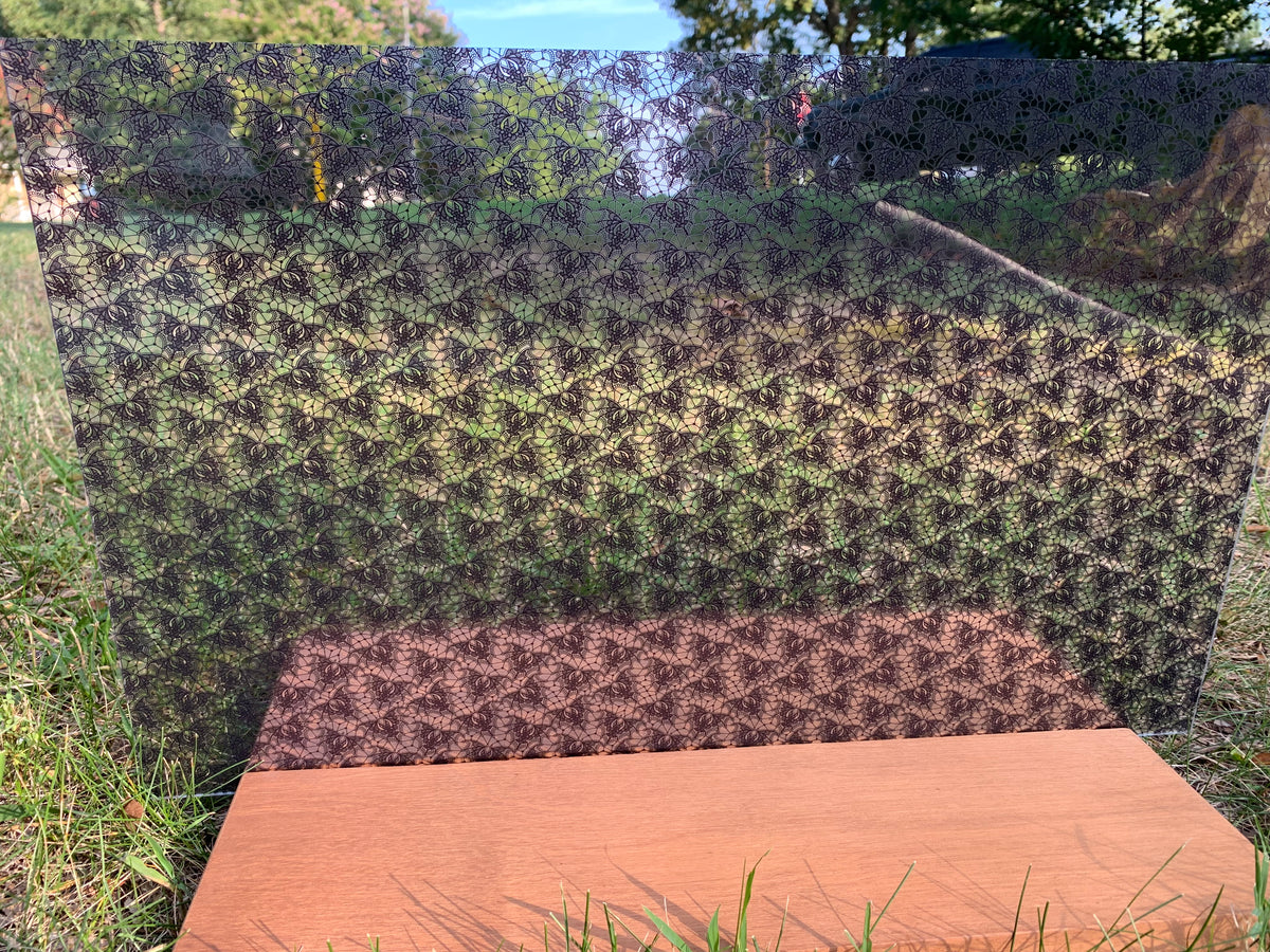 PatternPly® Scattered Bat Lace sheet showing the pattern